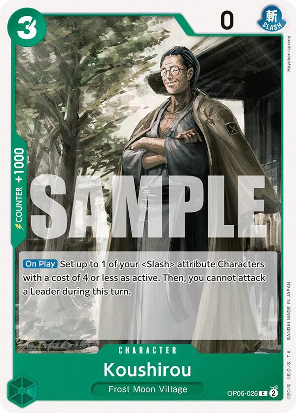 Koushirou OP06-026 – Wings of the Captain | One Piece TCG