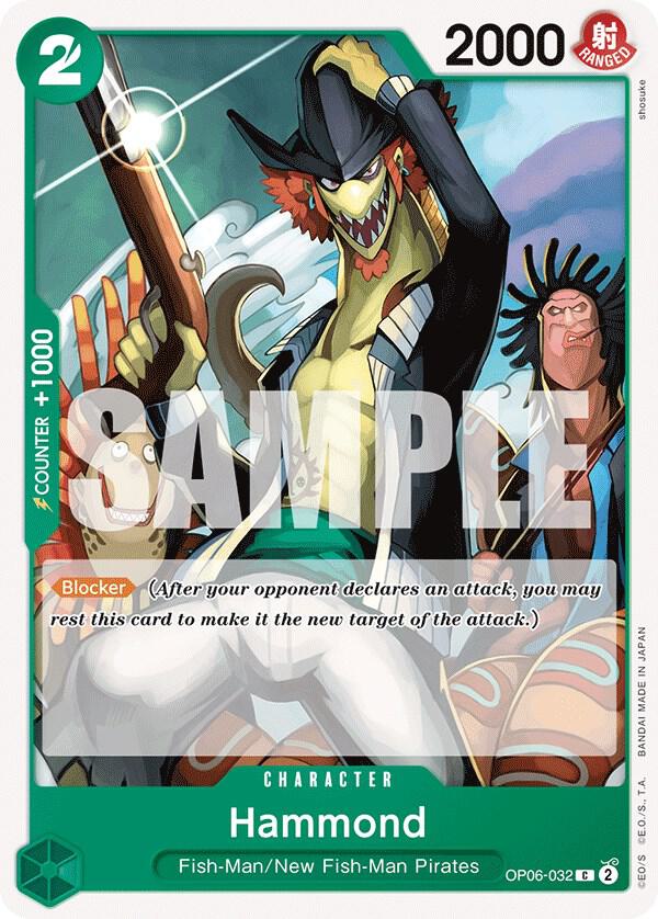 Hammond OP06-032 – Wings of the Captain | One Piece TCG