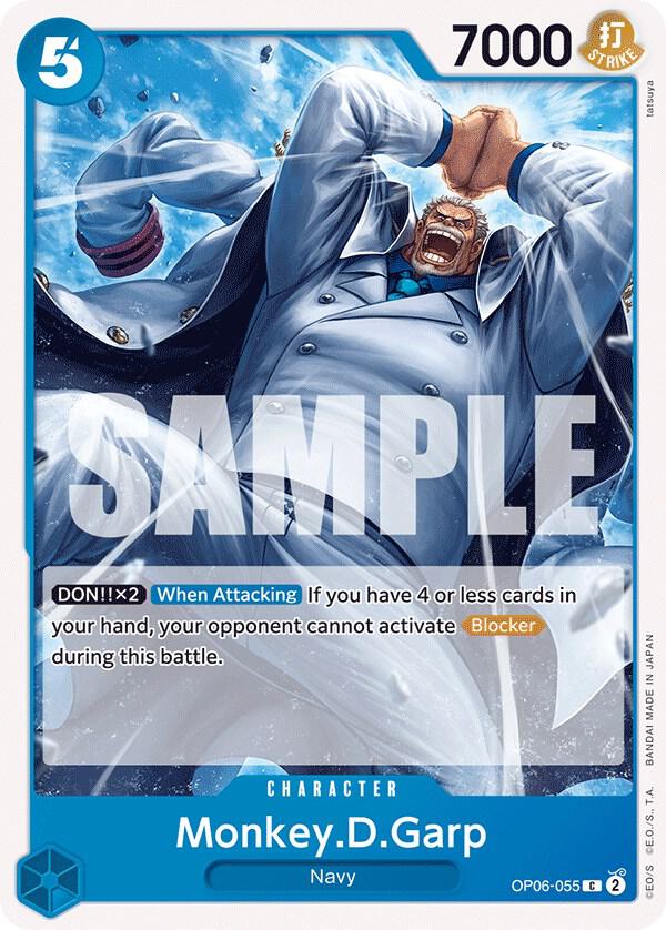 Monkey.D.Garp OP06-055 – Wings of the Captain | One Piece TCG