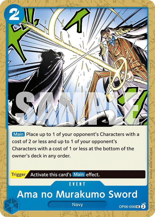 Ama no Murakumo Sword OP06-056 – Wings of the Captain | One Piece TCG