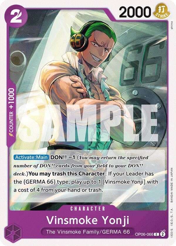 Vinsmoke Yonji OP06-066 – Wings of the Captain | One Piece TCG