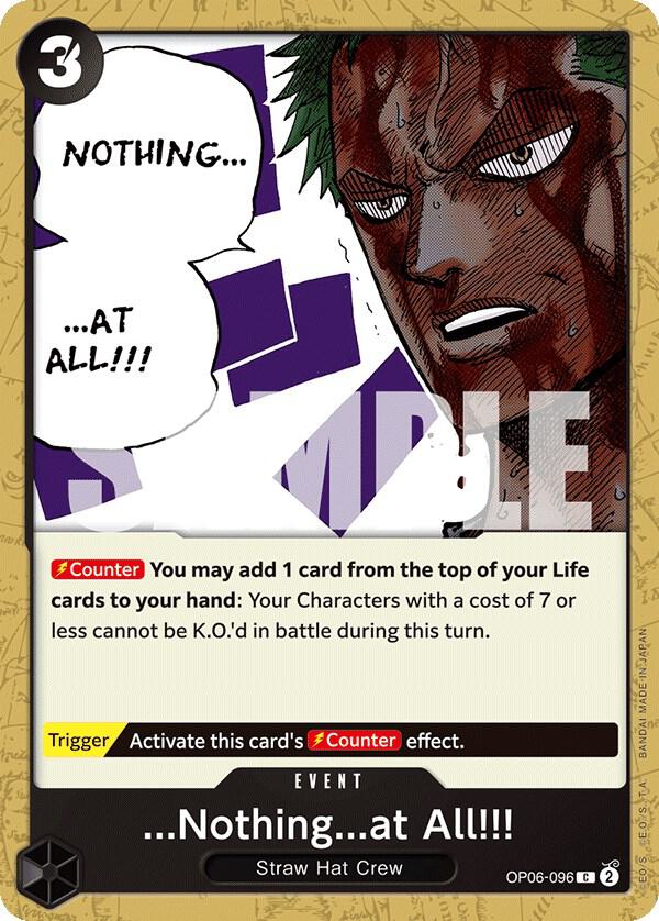 ...Nothing...at All!!! OP06-096 – Wings of the Captain | One Piece TCG