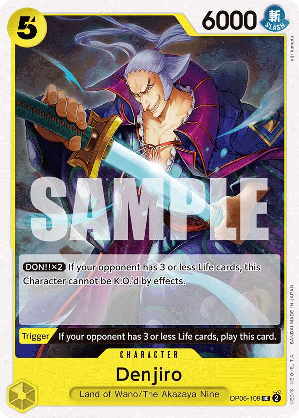 Denjiro OP06-109 – Wings of the Captain | One Piece TCG