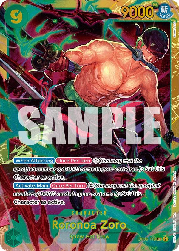 Roronoa Zoro OP06-118 – Wings of the Captain | One Piece TCG