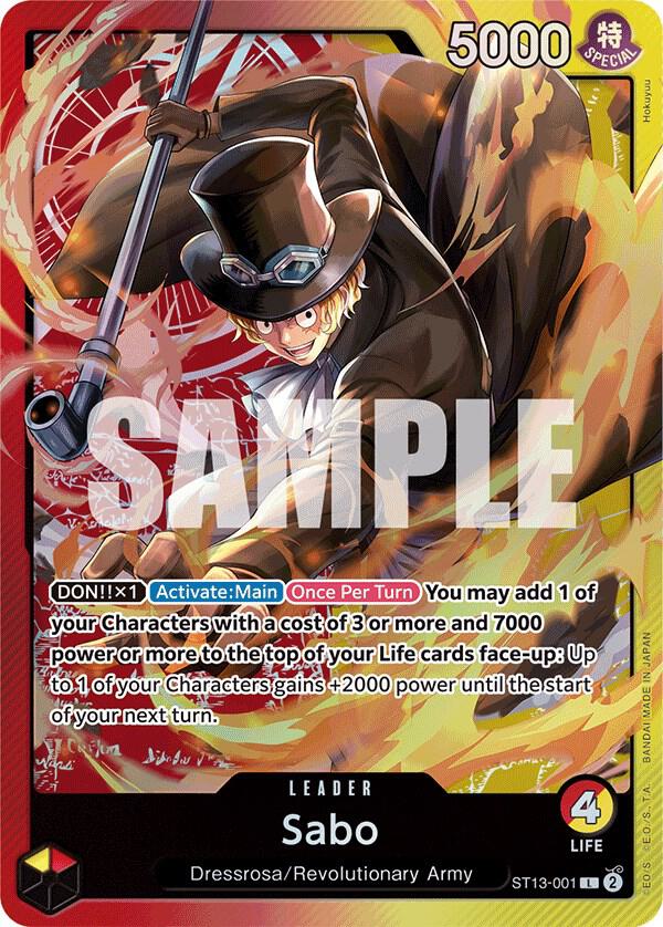 Sabo ST13-001 – Ultra Deck: The Three Brothers | One Piece TCG