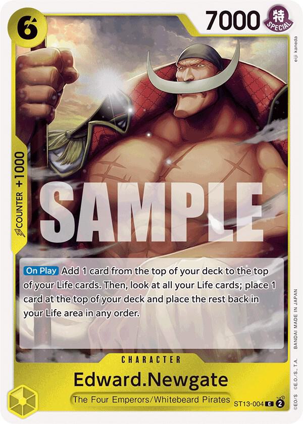 Edward Newgate ST13-004 – Ultra Deck: The Three Brothers | One Piece TCG