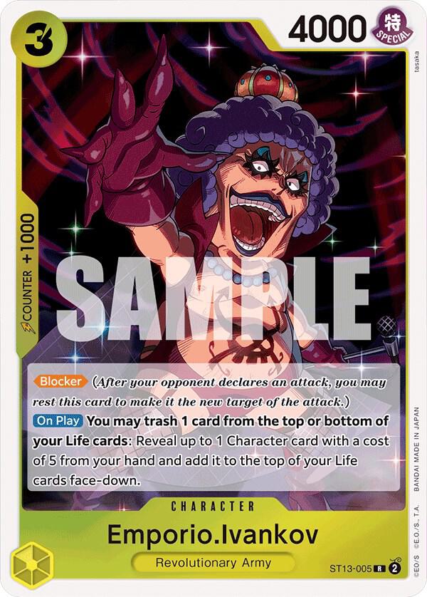 Emporio Ivankov ST13-005 – Ultra Deck: The Three Brothers | One Piece TCG