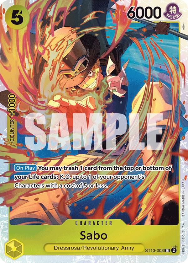 Sabo ST13-008 – Ultra Deck: The Three Brothers | One Piece TCG