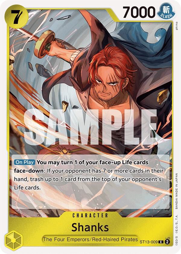Shanks ST13-009 – Ultra Deck: The Three Brothers | One Piece TCG