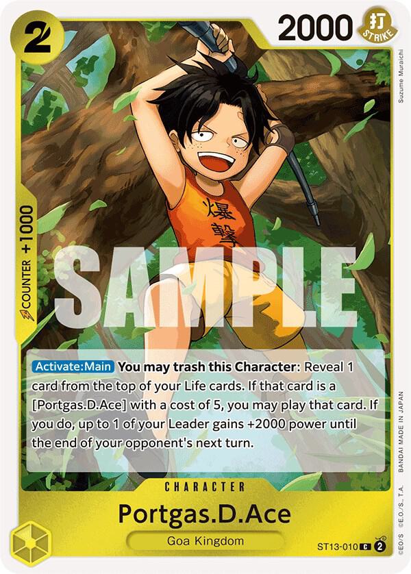 Portgas D. Ace ST13-010 – Ultra Deck: The Three Brothers | One Piece TCG