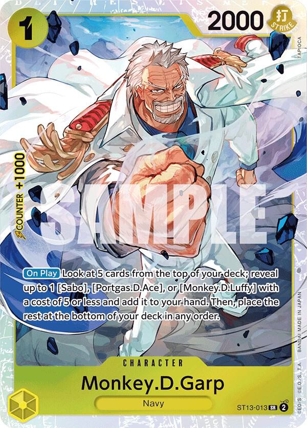 Monkey D. Garp ST13-013 – Ultra Deck: The Three Brothers | One Piece TCG