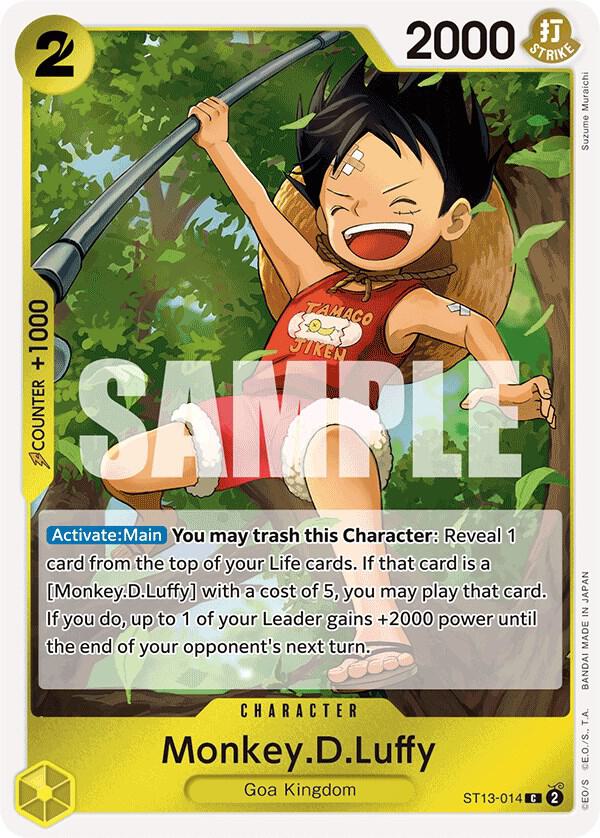 Monkey D. Luffy ST13-014 – Ultra Deck: The Three Brothers | One Piece TCG