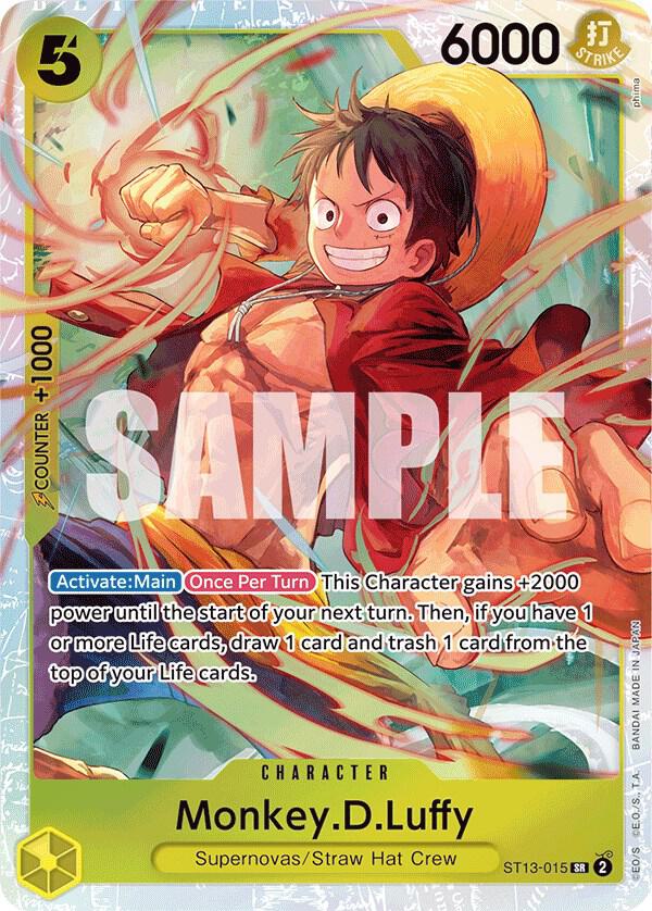 Monkey D. Luffy ST13-015 – Ultra Deck: The Three Brothers | One Piece TCG