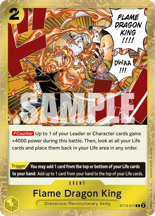 Flame Dragon King ST13-017 – Ultra Deck: The Three Brothers | One Piece TCG