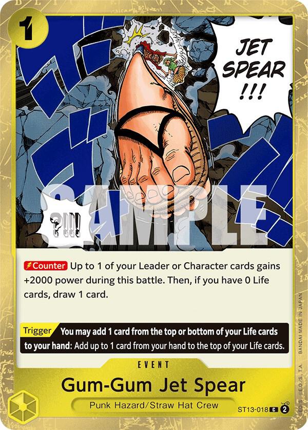 Gum-Gum Jet Spear ST13-018 – Ultra Deck: The Three Brothers | One Piece TCG