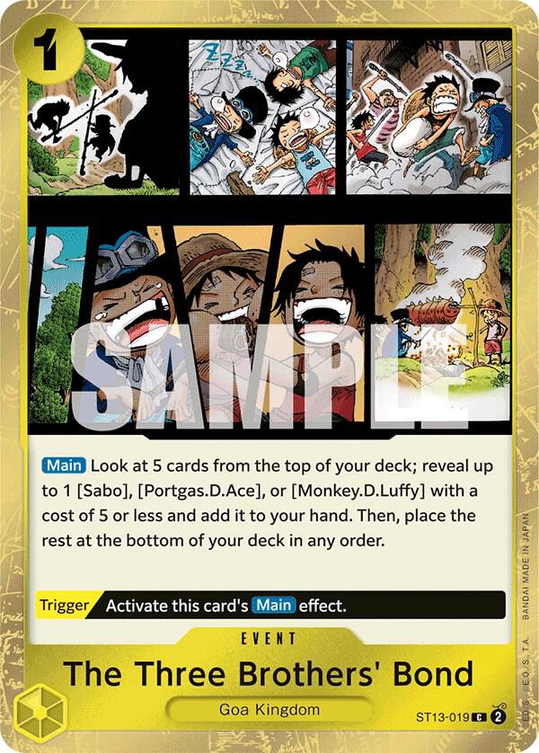 The Three Brothers' Bond ST13-019 – Ultra Deck: The Three Brothers | One Piece TCG