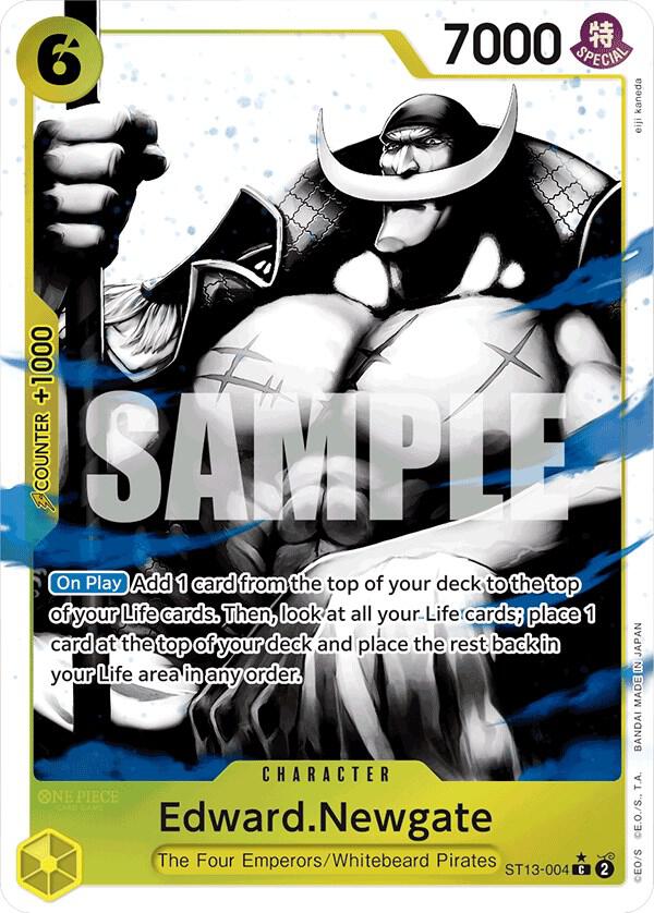 Edward Newgate Alternate Art ST13-004 – Ultra Deck: The Three Brothers | One Piece TCG