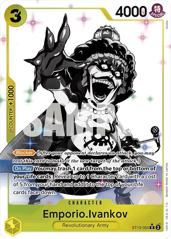 Emporio Ivankov Alternate Art ST13-005 – Ultra Deck: The Three Brothers | One Piece TCG
