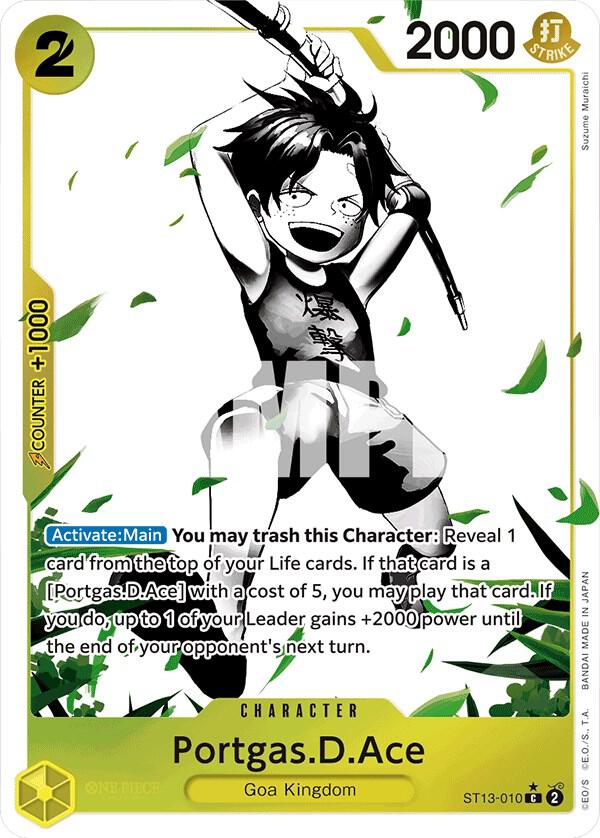 Portgas D. Ace Alternate Art ST13-010 – Ultra Deck: The Three Brothers | One Piece TCG