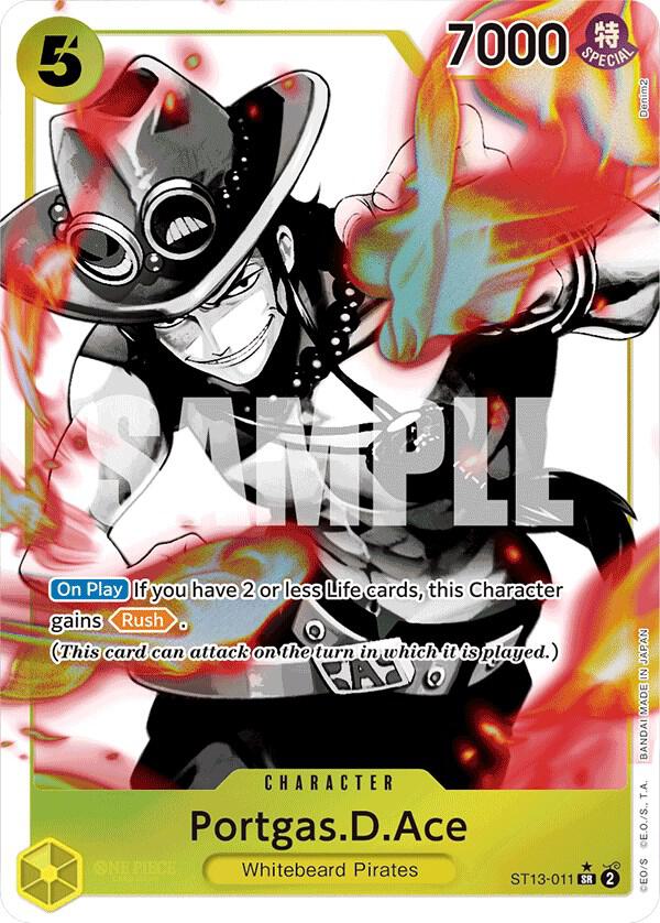 Portgas D. Ace Alternate Art ST13-011 – Ultra Deck: The Three Brothers | One Piece TCG