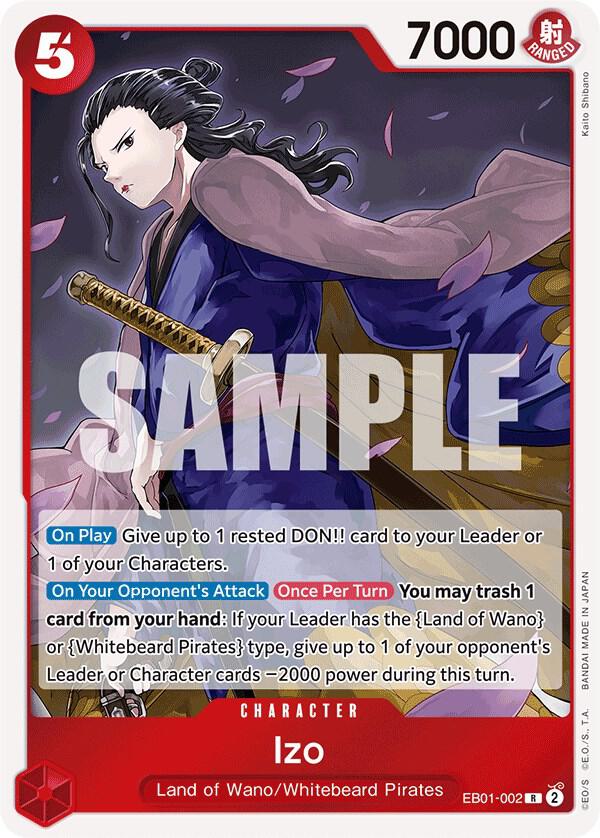 Izo EB01-002 – Memorial Collection | One Piece TCG