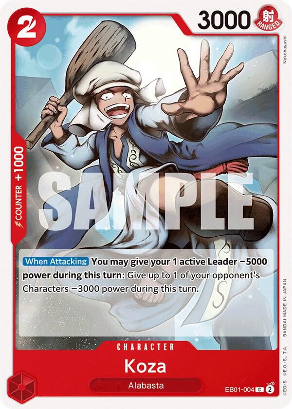 Koza EB01-004 – Memorial Collection | One Piece TCG