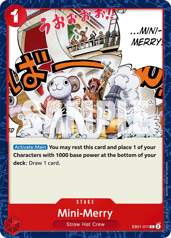 Mini-Merry EB01-011 – Memorial Collection | One Piece TCG