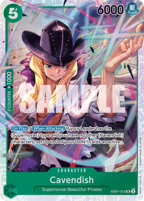 Cavendish EB01-012 – Memorial Collection | One Piece TCG