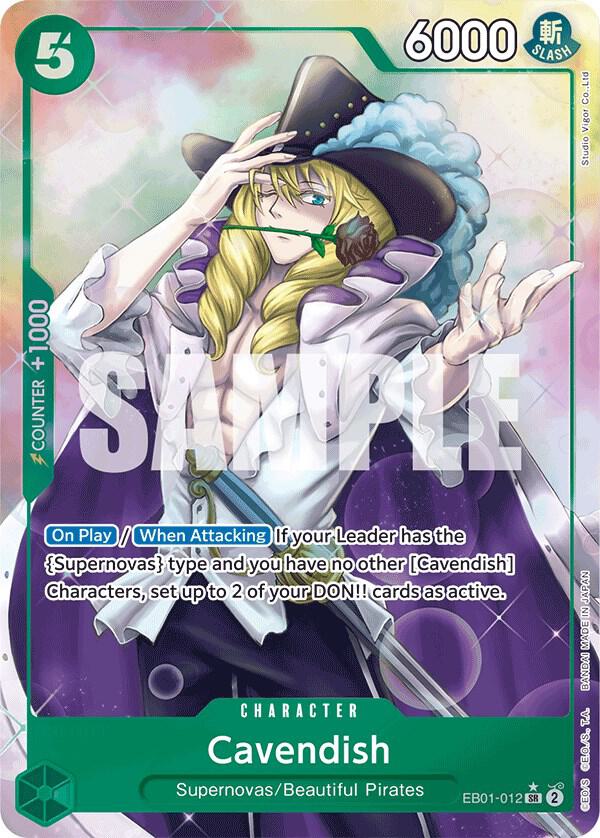 Cavendish Alternate Art EB01-012 – Memorial Collection | One Piece TCG