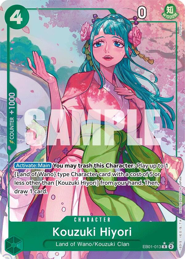 Kouzuki Hiyori Alternate Art EB01-013 – Memorial Collection | One Piece TCG