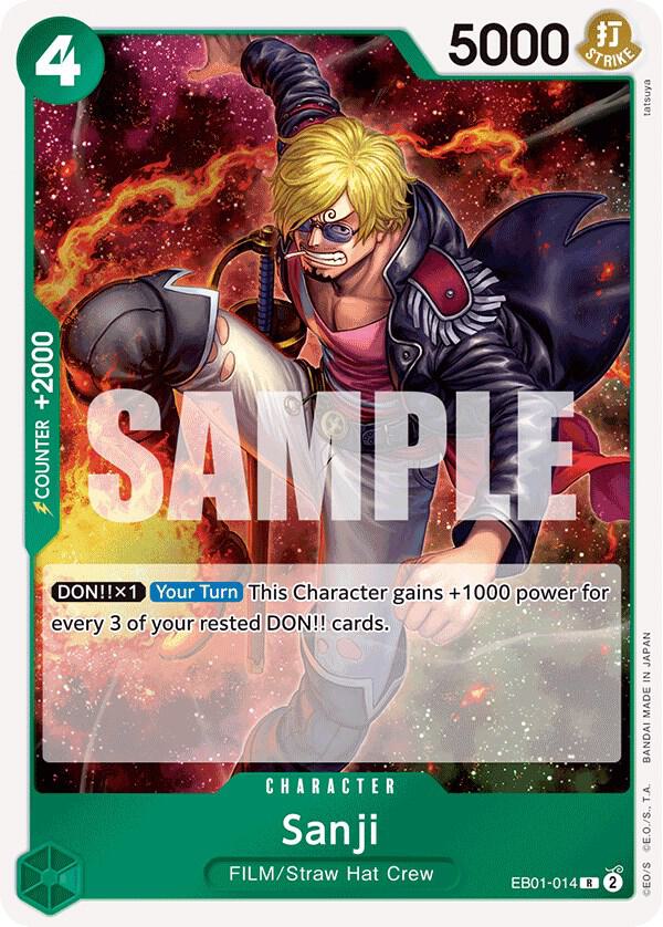 Sanji EB01-014 – Memorial Collection | One Piece TCG