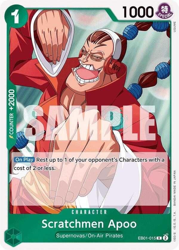 Scratchmen Apoo EB01-015 – Memorial Collection | One Piece TCG