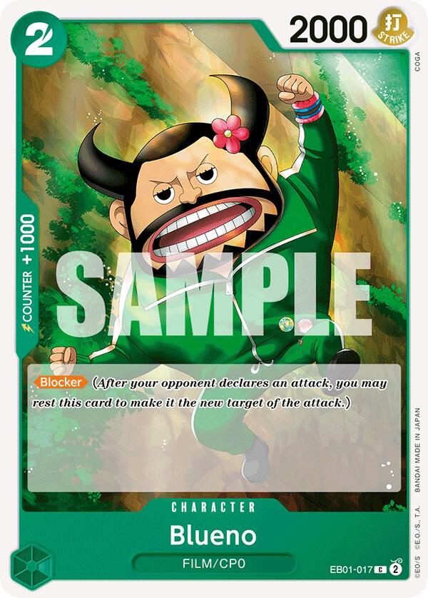 Blueno EB01-017 – Memorial Collection | One Piece TCG