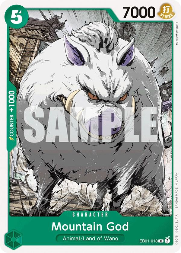 Mountain God EB01-018 – Memorial Collection | One Piece TCG