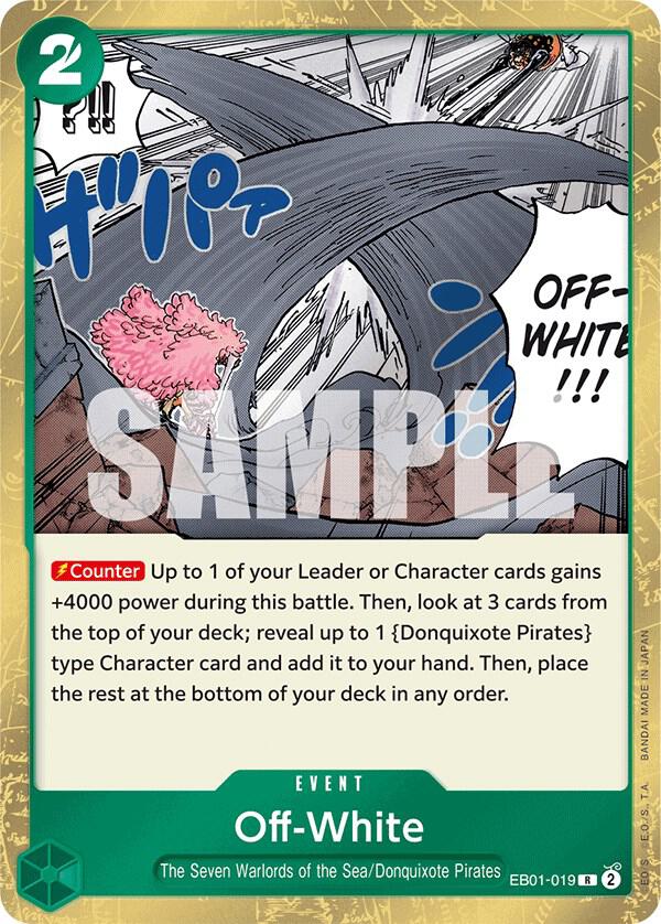 Off-White EB01-019 – Memorial Collection | One Piece TCG