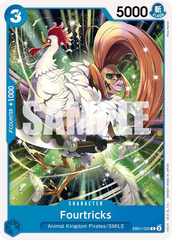 Fourtricks EB01-025 – Memorial Collection | One Piece TCG