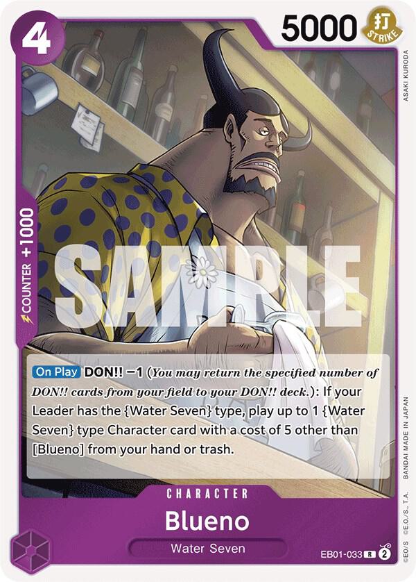Blueno EB01-033 – Memorial Collection | One Piece TCG
