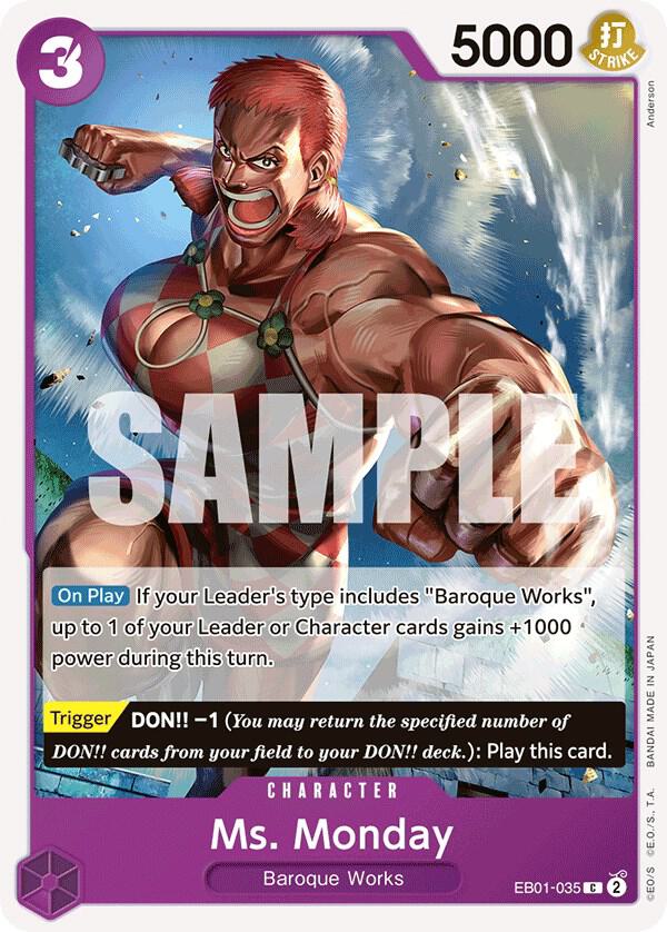 Ms. Monday EB01-035 – Memorial Collection | One Piece TCG