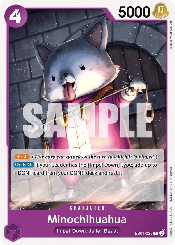 Minochihuahua EB01-036 – Memorial Collection | One Piece TCG