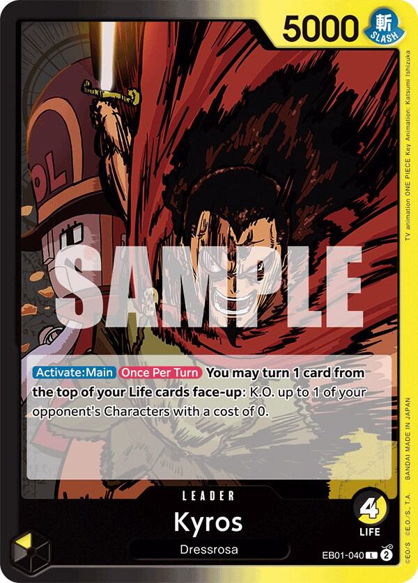 Kyros EB01-040 – Memorial Collection | One Piece TCG
