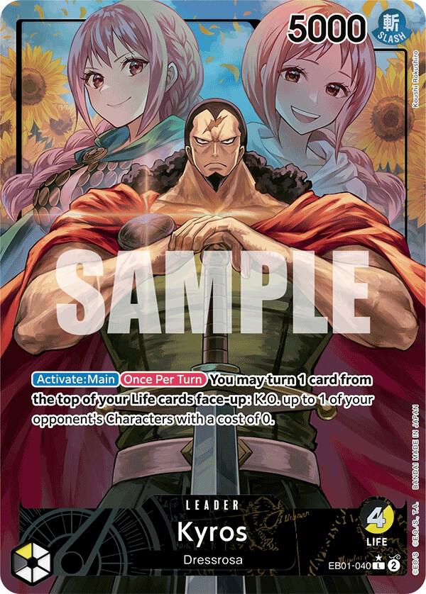 Kyros Alternate Art EB01-040 – Memorial Collection | One Piece TCG