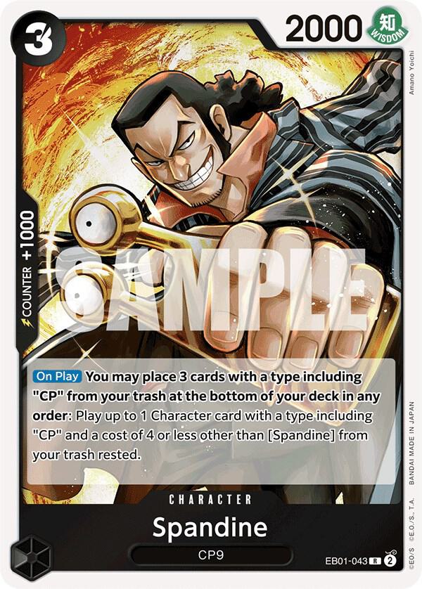 Spandine EB01-043 – Memorial Collection | One Piece TCG