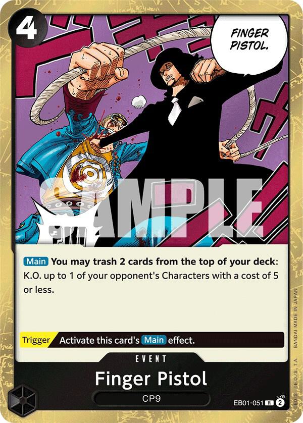 Finger Pistol EB01-051 – Memorial Collection | One Piece TCG