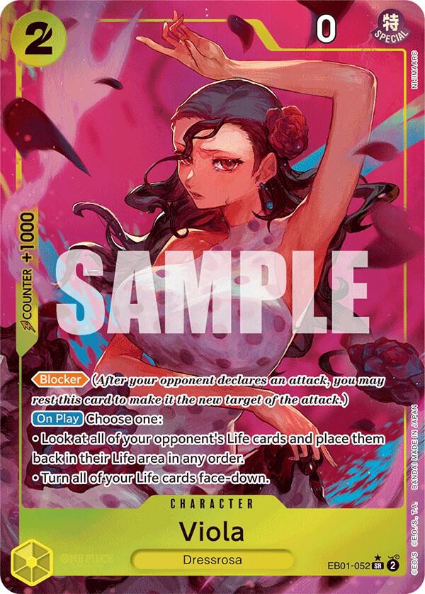 Viola Alternate Art EB01-052 – Memorial Collection | One Piece TCG