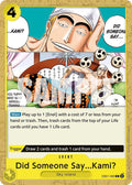 Did Someone Say...Kami? EB01-060 – Memorial Collection | One Piece TCG