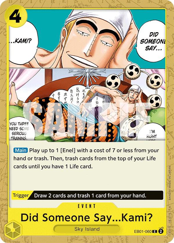 Did Someone Say...Kami? EB01-060 – Memorial Collection | One Piece TCG