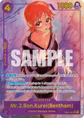 Mr.2.Bon.Kurei (Bentham) Alternate Art EB01-061 – Memorial Collection | One Piece TCG