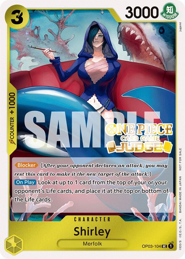 Shirley Judge Pack Vol. 3 OP03-104 | One Piece TCG
