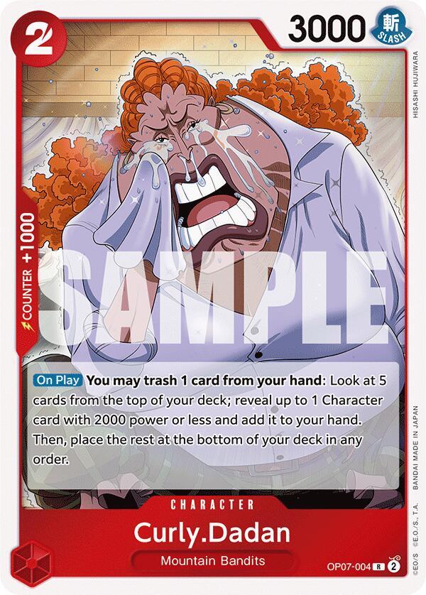 Curly.Dadan OP07-004 – 500 Years in the Future | One Piece TCG