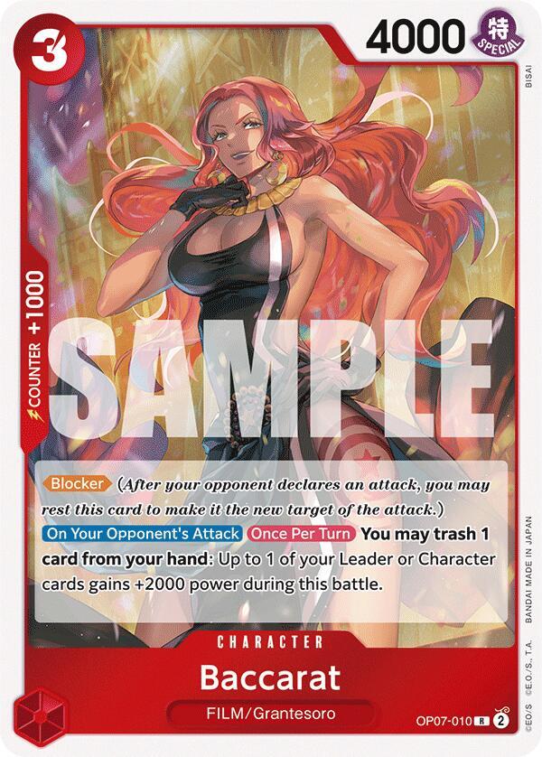 Baccarat OP07-010 – 500 Years in the Future | One Piece TCG